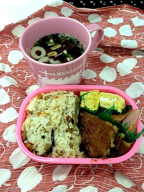 Snapdishの料理写真:弁当。今日はダイエットを意識した献立。|せきさん