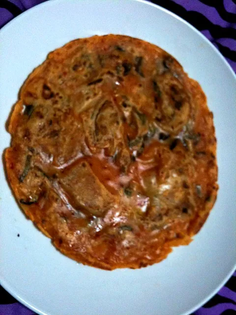 kimchi pancake(⌒▽⌒)|sakinahさん