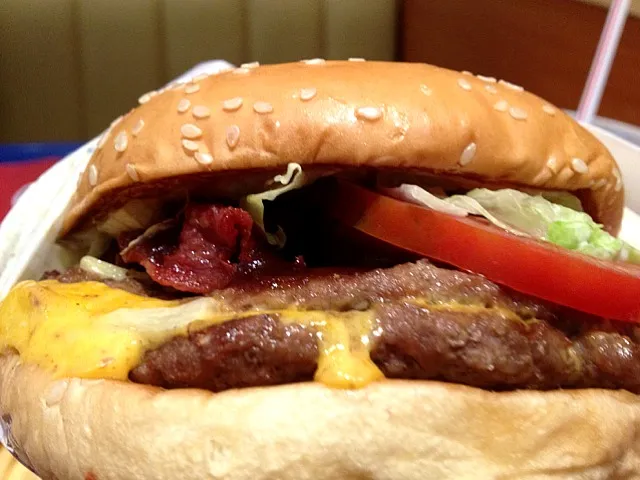 Snapdishの料理写真:Double Angus Whopper Beef Bacon with Cheese|Billy Djunaidiさん