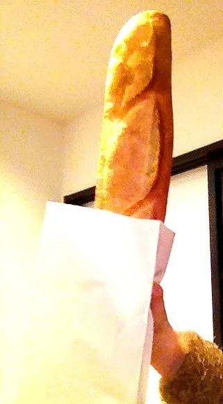 Snapdishの料理写真:フランスパン！(((o(*ﾟ▽ﾟ*)o)))🍞|miutaさん