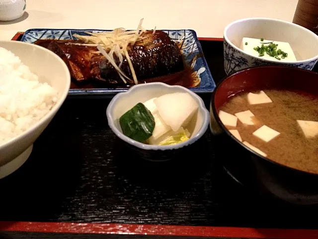 鯖味噌定食|ぶっちさん