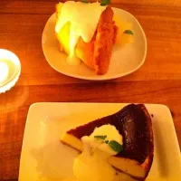 Snapdishの料理写真:チーズケーキ＆シフォンケーキ|kumianninさん