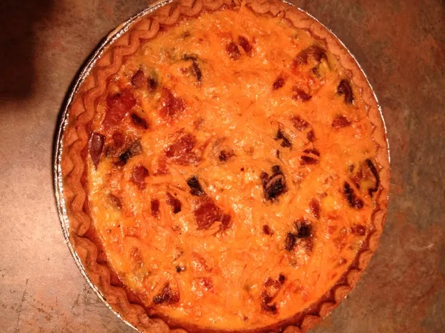 Dairy Free Chorizo & Mushroom Quiche|http://melissasmenu.wordpress.com/さん