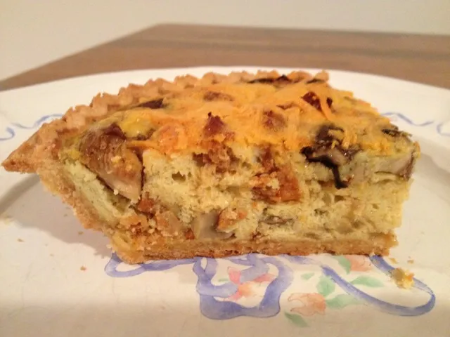 Dairy Free Chiorzo & Mushroom Quiche|http://melissasmenu.wordpress.com/さん