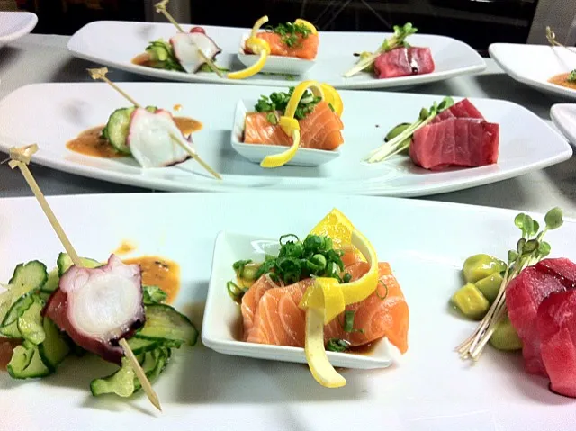 Sashimi Trio with Yuzu Trio sauce|幸司さん