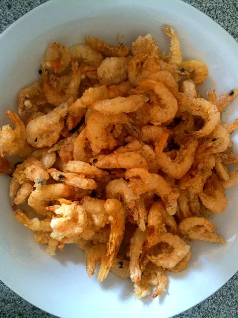 Fried Mini Prawns|Shiroi Yukiさん