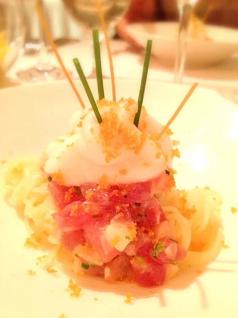 raw tuna capellini|willzさん