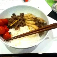 Snapdishの料理写真:一人めし丼|Hisako Chidaniさん