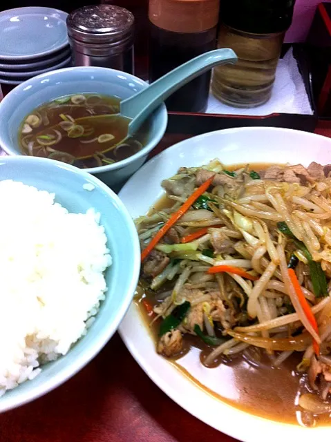 肉野菜炒め定食|やまともさん