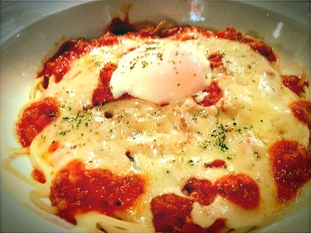 Spaghetti Bolognese with 64.5'C Organic Egg|Chef JPさん