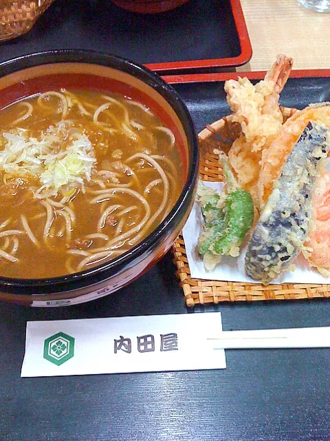 Snapdishの料理写真:元祖越前カレー蕎麦|マキさん