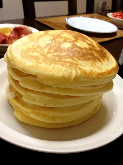 朝ごはんのホットケーキ♡|arisanさん