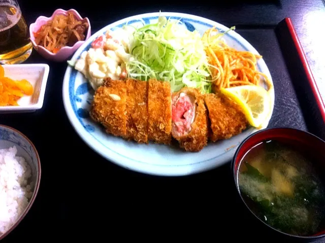 明太子チキンカツ定食！|naoko shimoshimbaraさん