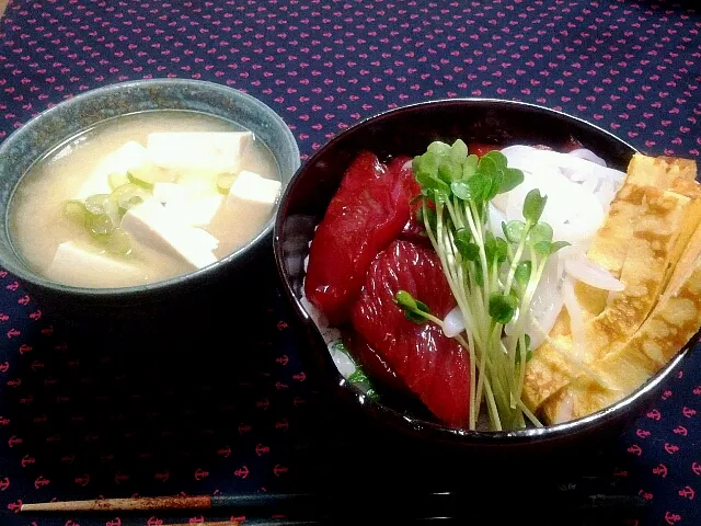 おいらの鮪漬け丼|なるじぃさん