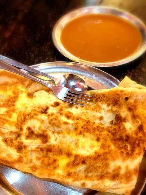 Egg cheese prata & curry|seikoさん