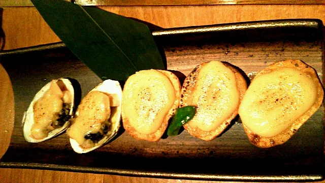 Snapdishの料理写真:白貝とインカの目覚めの味噌バター焼き|高山佳子さん