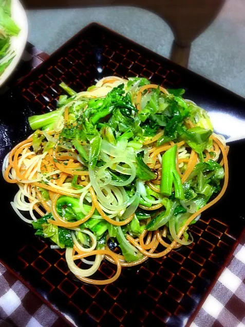 キャベツと菜の花の春パスタ|takoさん