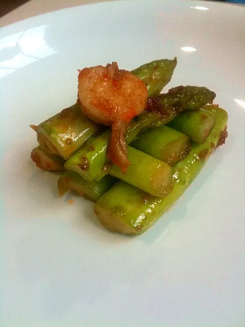 Belacan Asparagus (Chilly Paste)|Shiroi Yukiさん