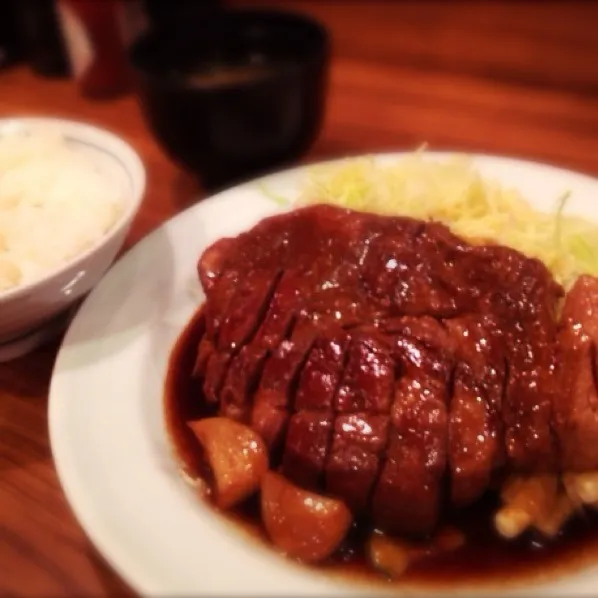 大トンテキ定食！300gです（笑）|Hisakoさん