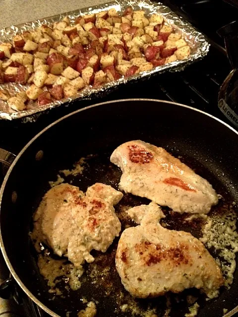 Buttermilk Ranch Chicken & Roasted Red Potatoes|Jason Chickさん