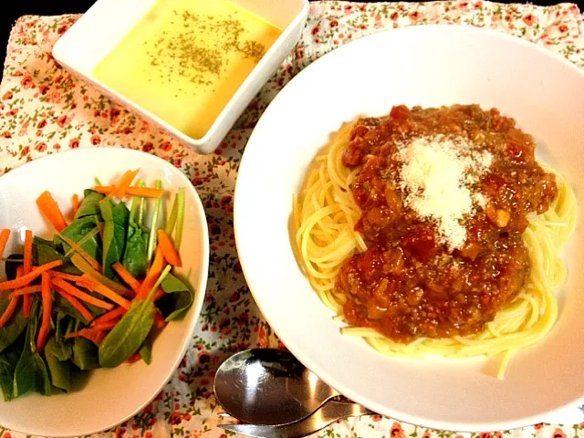 ミートソースパスタ|yaschanさん