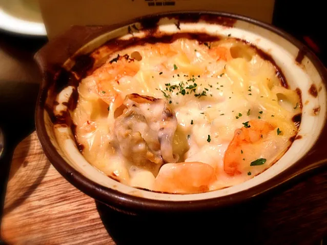 Snapdishの料理写真:scallop prawn gratin|willzさん