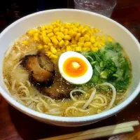 Snapdishの料理写真:コーンラーメン|Beeさん