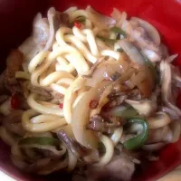 えみが作ってくれたやきうどん！|ryutaさん