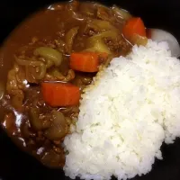 挽肉と豚肉のカレーライス|asamiさん