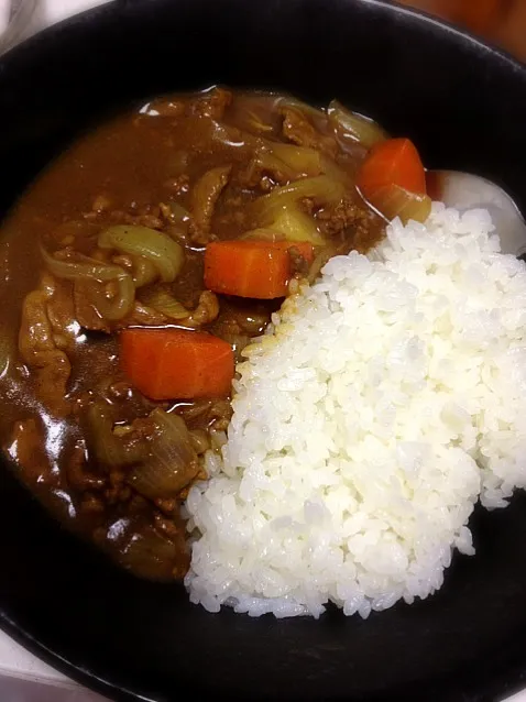 挽肉と豚肉のカレーライス|asamiさん