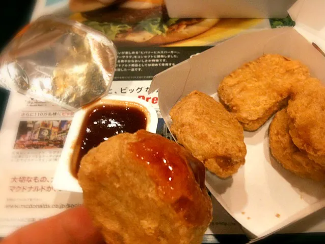 チキンマックナゲットバーベキューソース|gekoさん