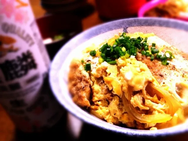 今日のDinner♡カツ丼|mizoariさん