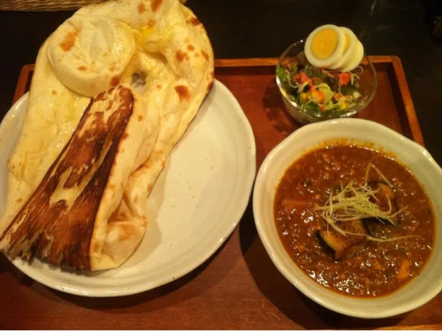 今日の日替わりカレーはミンチとナスとジャガイモ( ^ ^ )/■|西田寛さん