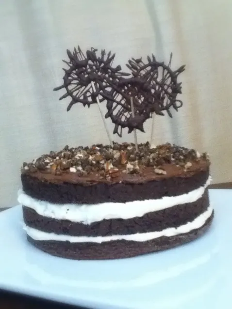 Chocolate/toffee/whipped cream cake|Paola Perezさん