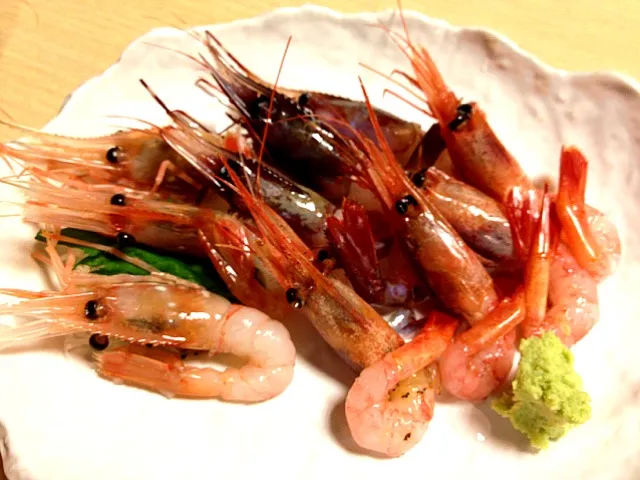 Snapdishの料理写真:3 types shrimp sashimi|willzさん