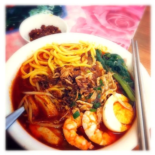 Prawn Mee (Curry Prawn Noodles)|Shiroi Yukiさん