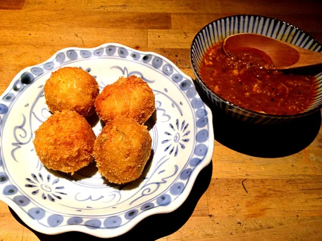 ライスコロッケとカレー|前田 タカシさん