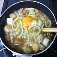 Snapdishの料理写真:カレーうどんっぽいもの|te2さん