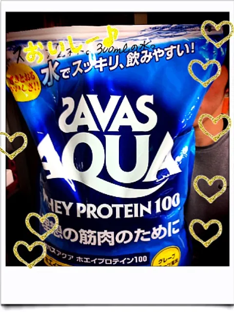 【プロテイン】あ、料理じゃないや。でもこれ画期的。バニラとかチョコレートとかみたいな甘いやつじゃなくて、グレープフルーツ☆美味しい～♪|eikoさん