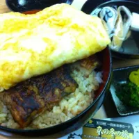 Snapdishの料理写真:京都カーボ昼 きんし丼♥|Hideki Nagahoriさん