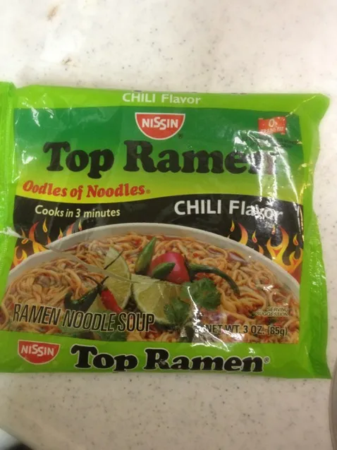 top ramen chili fravor|スカポンタスさん