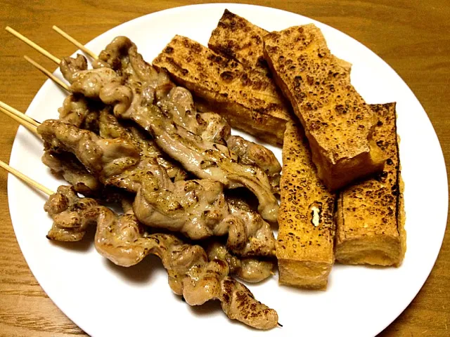 鶏セセリ焼きと厚揚げ焼き|TanTanさん