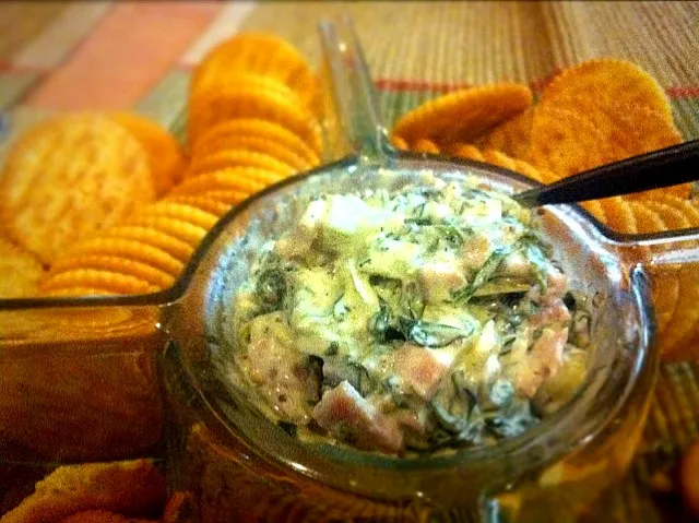 spinach dip|nuttyさん