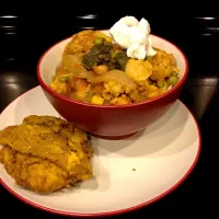 Roast veggie vindaloo and curried chicken|Eric Neumanさん