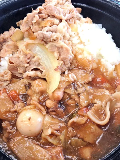 牛あいがけ中華丼|yujiさん