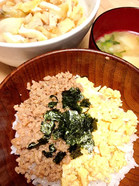 0313晩 そぼろ丼|myuさん