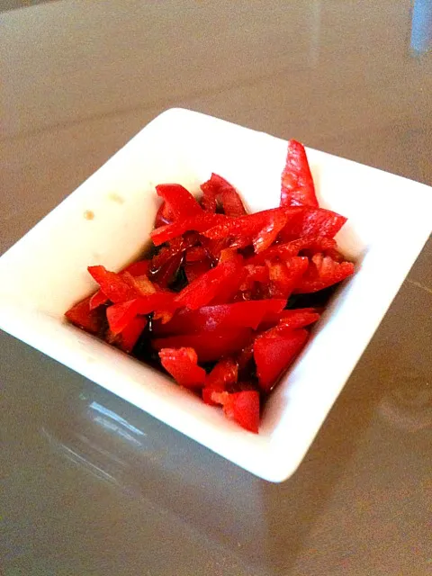 red cut big #chilli. staple #comfortfood tt goes w/ everything!|Belinda Au Yongさん