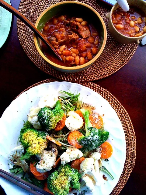 breakfast salad and beans|Kirsten Adachiさん