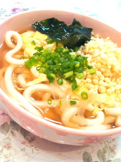 ごめんなさい。。。今日は超疲れたので、卵庵かけうどん。。。|由寿妃さん