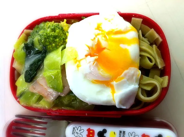 キャベツのクリームパスタ弁当|ナオさん